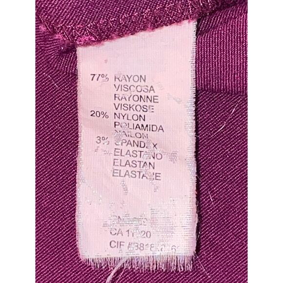 Kensie Magenta Dress - Size L - Fun Fit & Flare Design - Picture 11 of 11